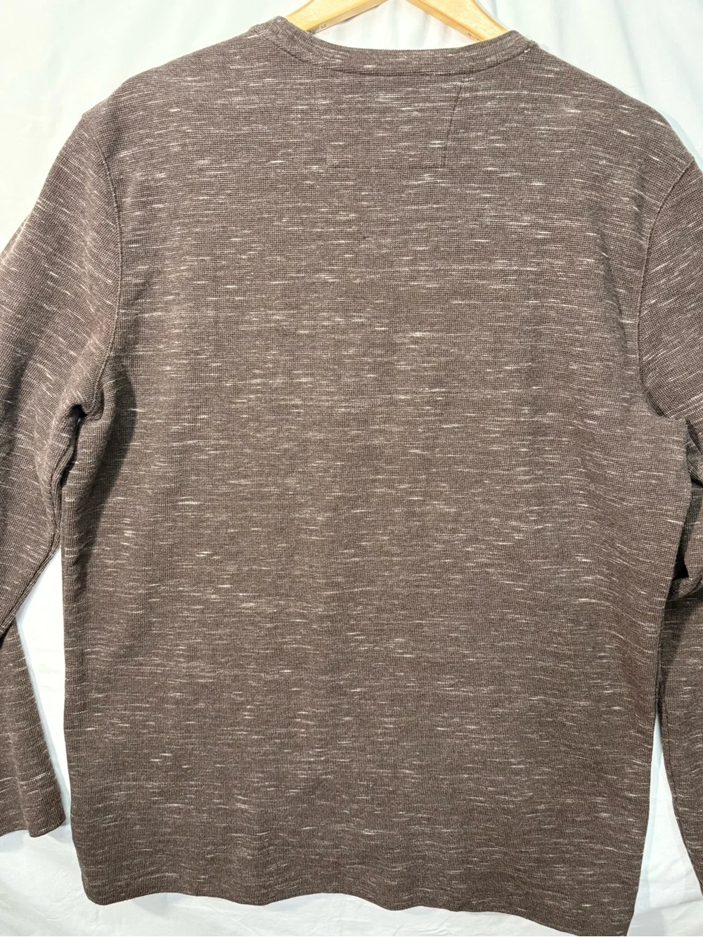 Banana Republic Men's XL Tall Sweater Brown Heather Crewneck Long Sleeve